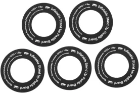 5pcs Paddleboard Inflatable Valve Gasket Sup Valve Pad for Inflatables Surfboard Air Adapter Mats Replacement Round Gasket for PVC