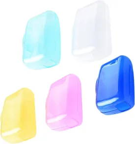 5Pcs Toothbrush Covers, Toothbrush Head Cover, Toothbrush Protective Cap, Dustproof Protective Case, Toothbrush Covers Caps, Electric Toothbrush Head Protective Caps For School, Camping