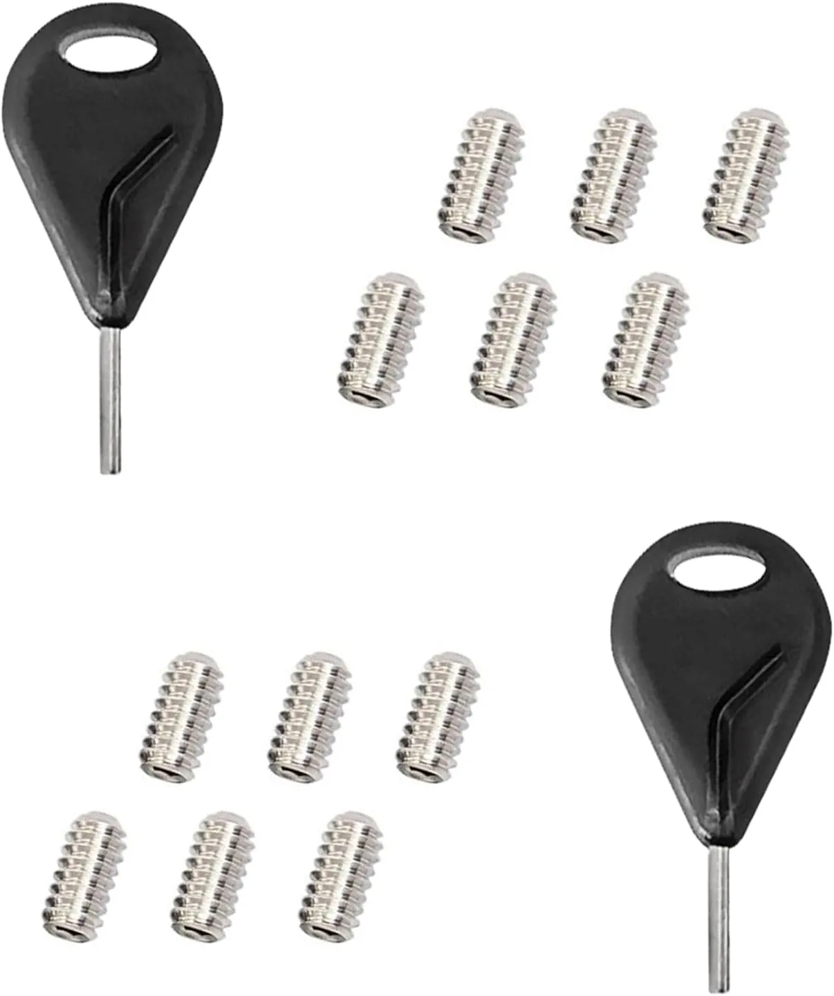 AQUBONA Surf Fin Tool, Surfing Keys Screws for Single tab & Dual tab Fins, for Stand Up Paddle Boards