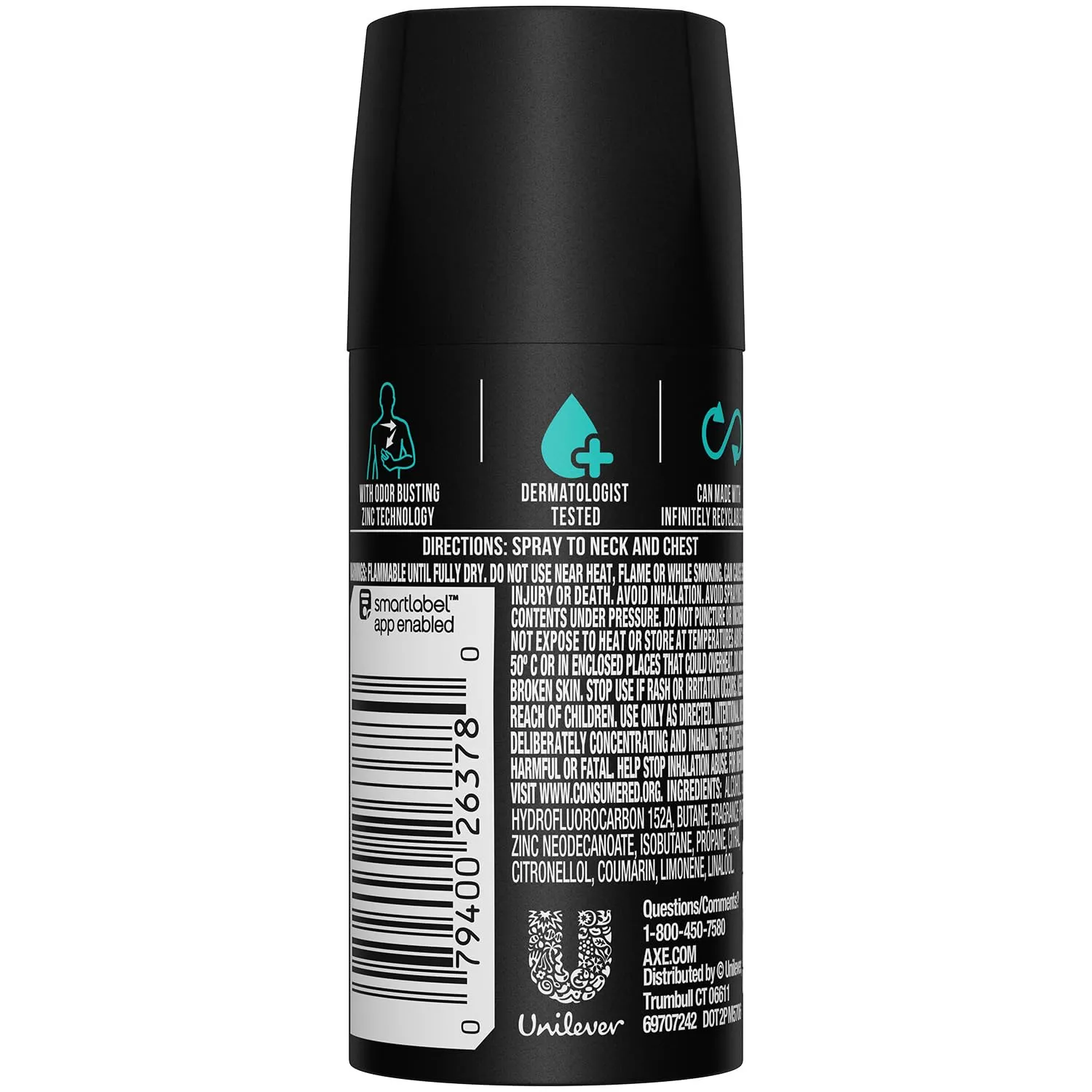 AXE Men Travel Deodorant, Aluminum-Free, Bodyspray, Apollo 6-Pack  48H Anti-Sweat Protection, TSA-Approved Body Spray, 1 Oz Ea