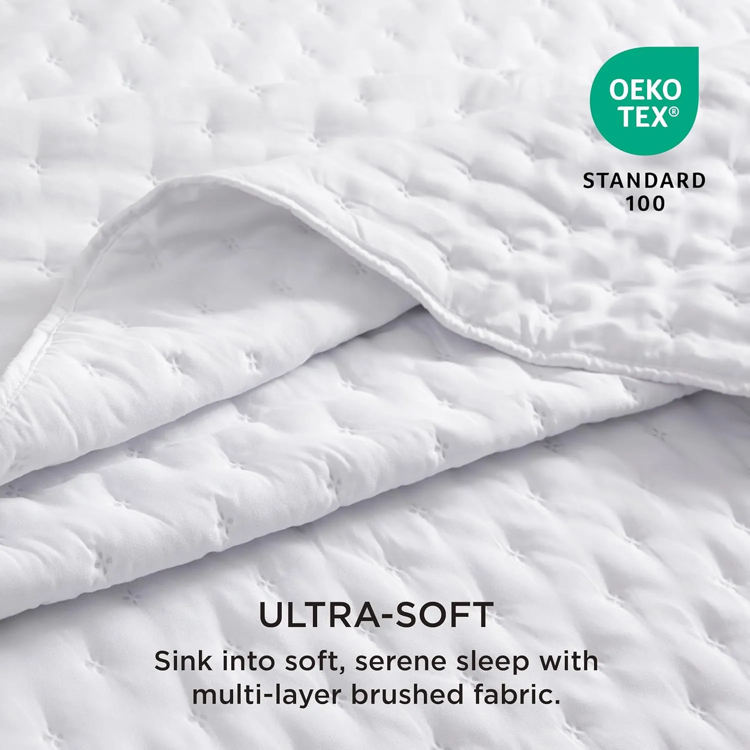 Bedsure King Quilt Set - Ultra Soft Quilt Bedding Set for Modern Bedroom Decor, White Summer Bedspread Coverlet with 2 Pillow Shams, Lightweight All-Season King Size Comforter 106x96 Inch