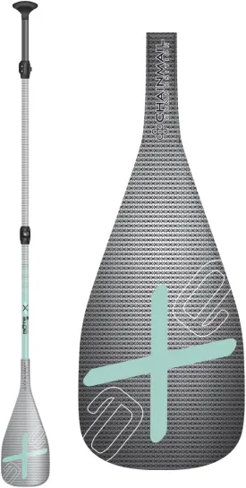 BOTE Axe Chainmail Pro Stand Up Paddle Board Universal Professional Size Axe Blade Paddle Fishing Kayaking Surfing Canoe Family Kids Friendly 3 Piece