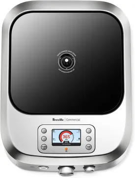 Breville Commercial CMC850BSS Control Freak Precise Temperature Controlled Induction Cooktop, Brushed Stainless Steel