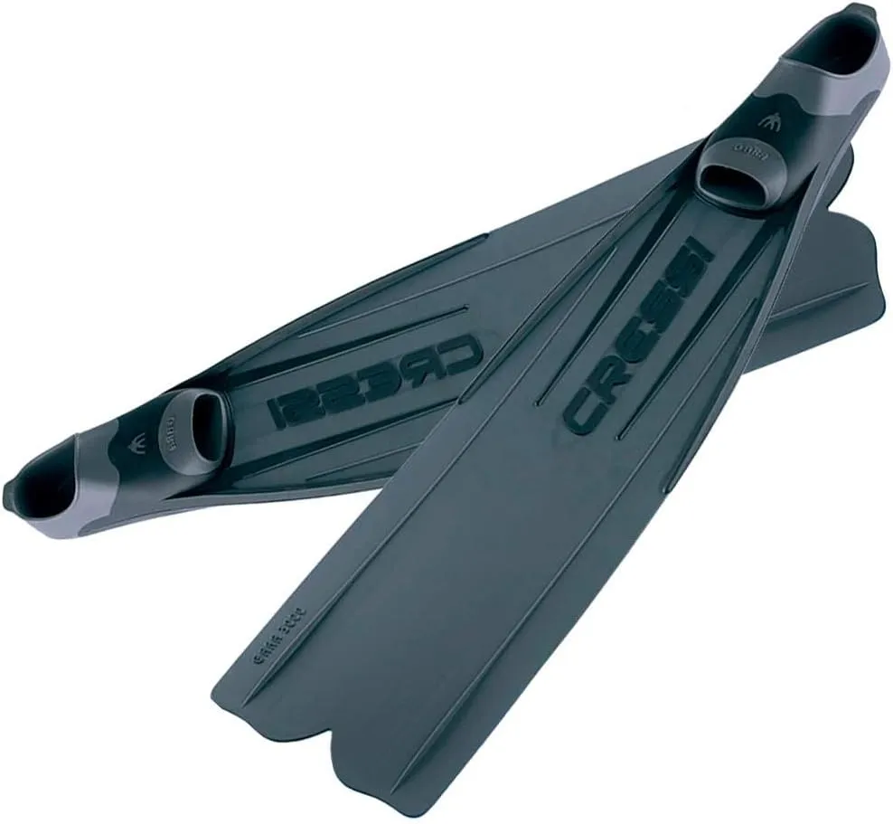 Cressi Long Free Diving Soft and Powerful Fins - Gara 3000: made in Italy