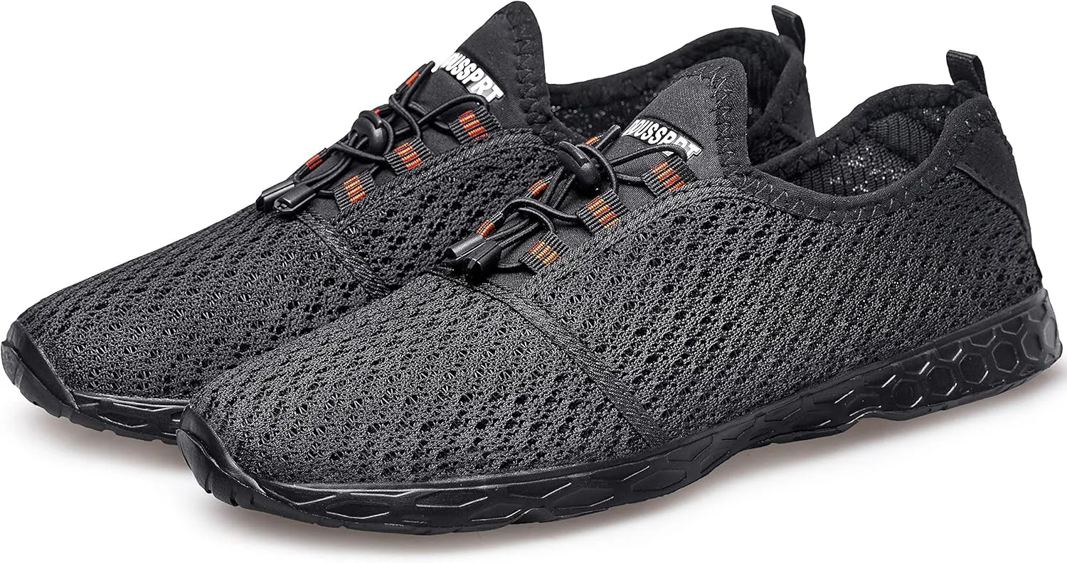 DOUSSPRT Men's Water Shoes Quick Drying Sports Aqua Shoes