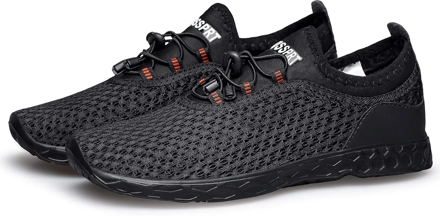 DOUSSPRT Men's Water Shoes Quick Drying Sports Aqua Shoes