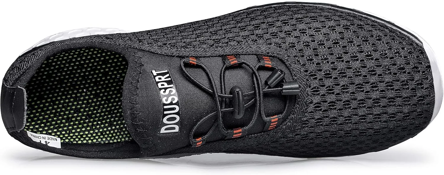 DOUSSPRT Men's Water Shoes Quick Drying Sports Aqua Shoes