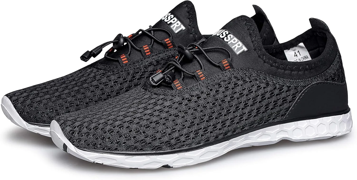 DOUSSPRT Men's Water Shoes Quick Drying Sports Aqua Shoes