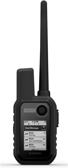 Garmin Alpha 10 Handheld, Compact Tracking and Training Handheld, Use On Its Own or With Smartphone/Garmin Dog Tracking Devices, Black
