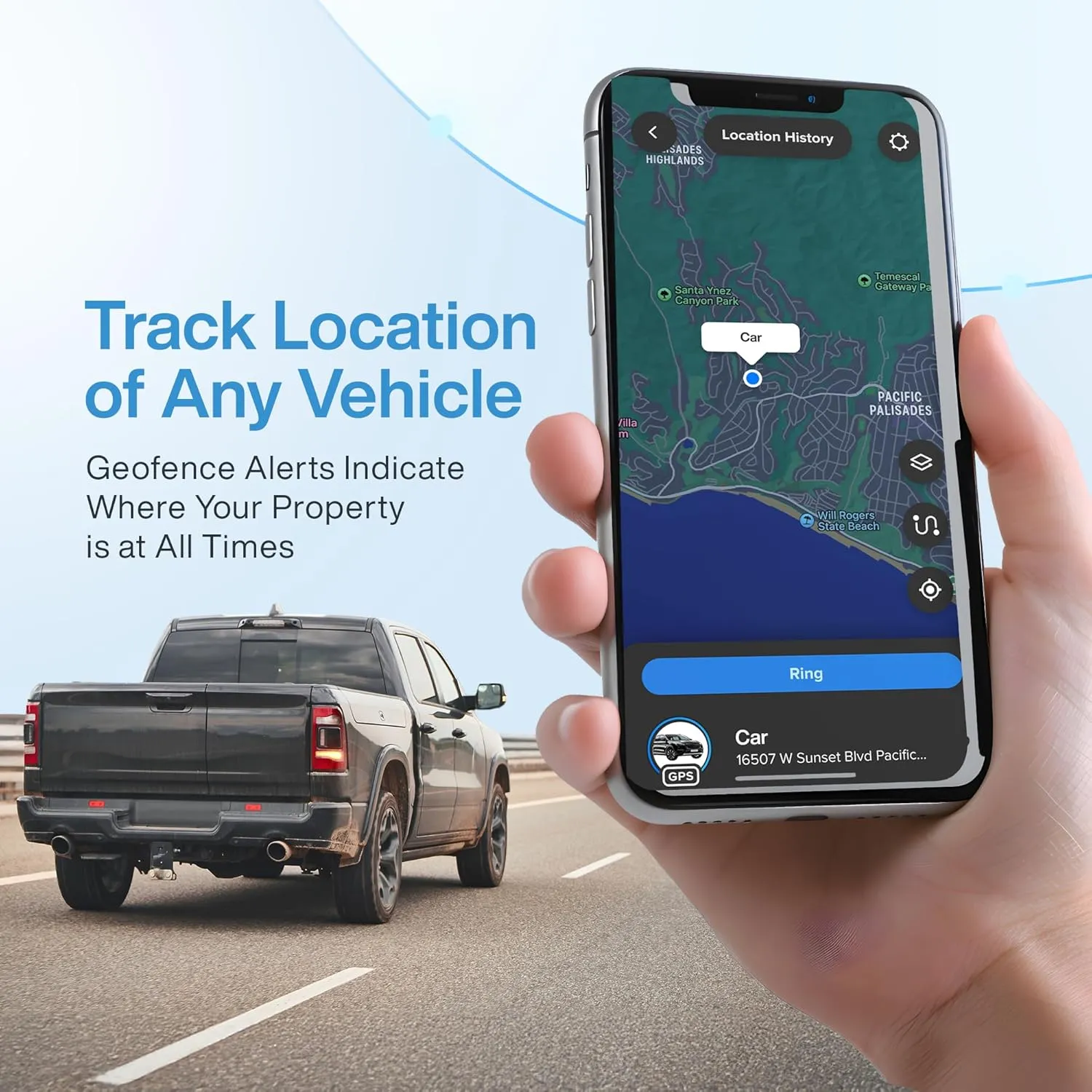 GPS Tracker for Vehicles  Magnetic GPS Car Tracker, Real Time Worldwide Location Geo-Fencing, Hidden Tracking Device for Fleet Assets, Truck, Auto, Trailer, 1 Year Battery, Subscription Required