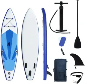 Inflatable Stand Up Paddle Board SUP Paddle Board Non-Slip Deck with Pump Emergency Repair Kit Bag and More for Adults