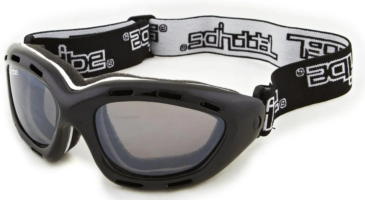 Jettribe Floating Jet Ski Goggles | Chrome Style Classic Series | Smoke Tint Lens | Sunglasses Water Sport Kite Boarding