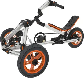 KIDROCK Pedal Go Kart Buildable Kit for 60 Contraption Children Rides Go Cart (Two Wheel Bike, Three Wheel Bike, Stand Scooter, etc.) Large KIT Gift for 4-14 Years Old