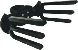 Krypt Towers Wakeboard Rack, Black Aluminum Wakeboarding Tower Holder, Adjustable Angle Base to Level with Boat, Clamp Fits Tubing Sizes: 1 3/4", 1 7/8", 2", 2 1/4", 2 3/8", 2 1/2"