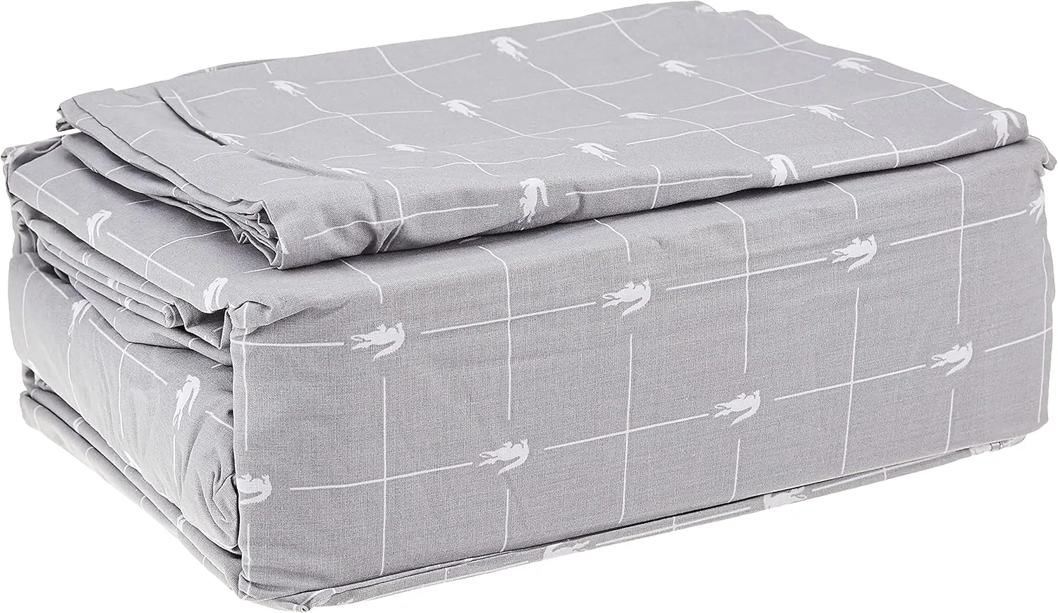 Lacoste Slice Sheet Set, Queen, Sleet