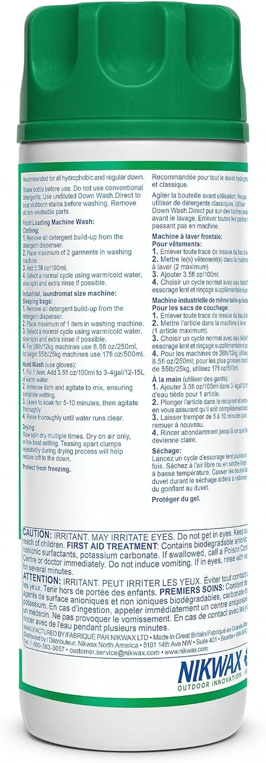 Nikwax Down Wash.Direct