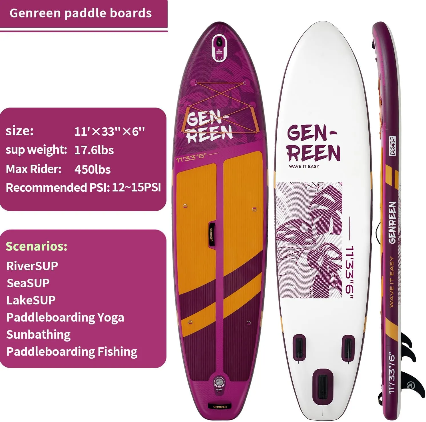 Paddle Board Sup Paddle Boards for Adults Sup Board Stand up Paddle Board Stand up Paddle Board Inflatable Paddleboard Newly Improved Ultra Stable Wide SUP