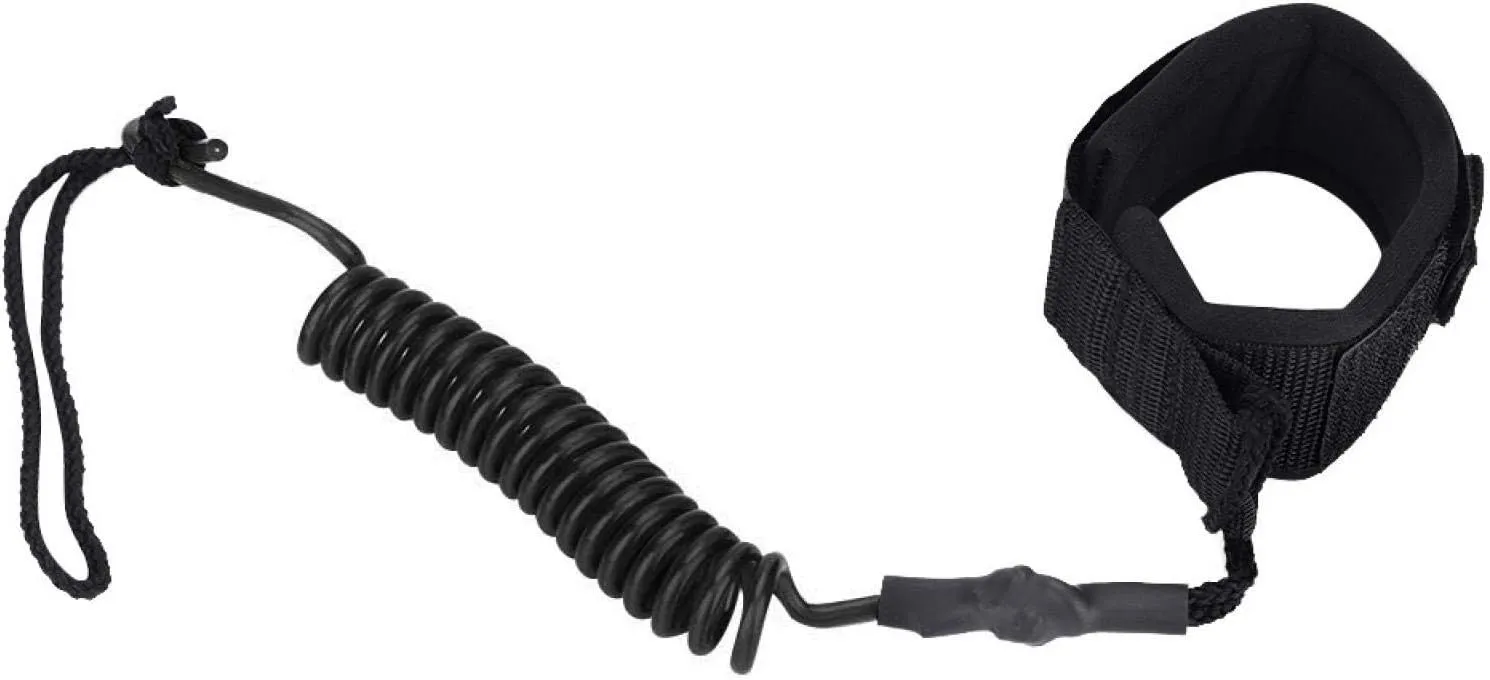 PU Cord Board Leash, Leg Leash, for Bodyboard Surfboard(black, white)