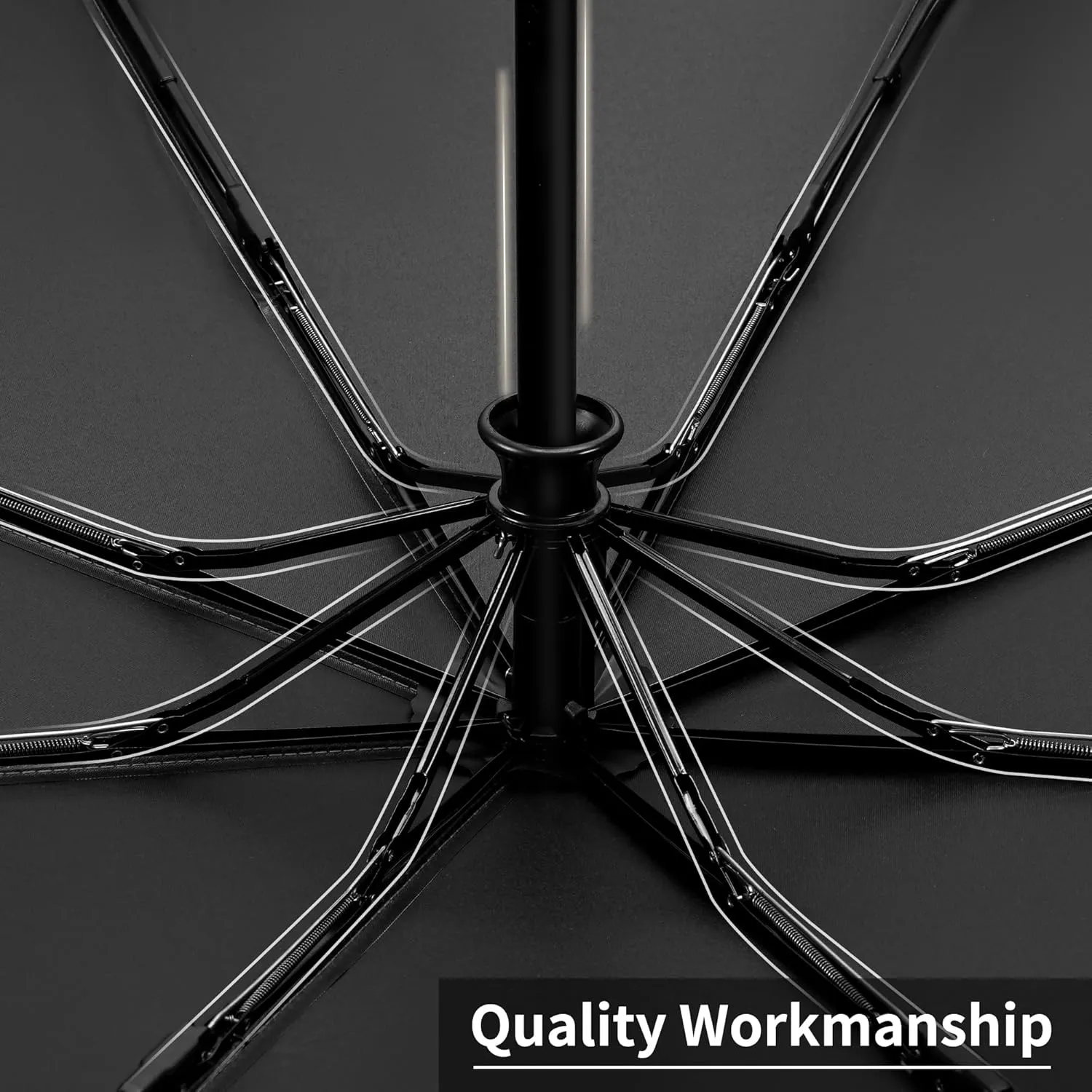 Seniny Windproof Travel Umbrella, Automatic Umbrellas for Rain, Portable & Compact Umbrellas for Backpack, Strong UV for Protection, Folding Small Sun Umbrella for Car, Walking