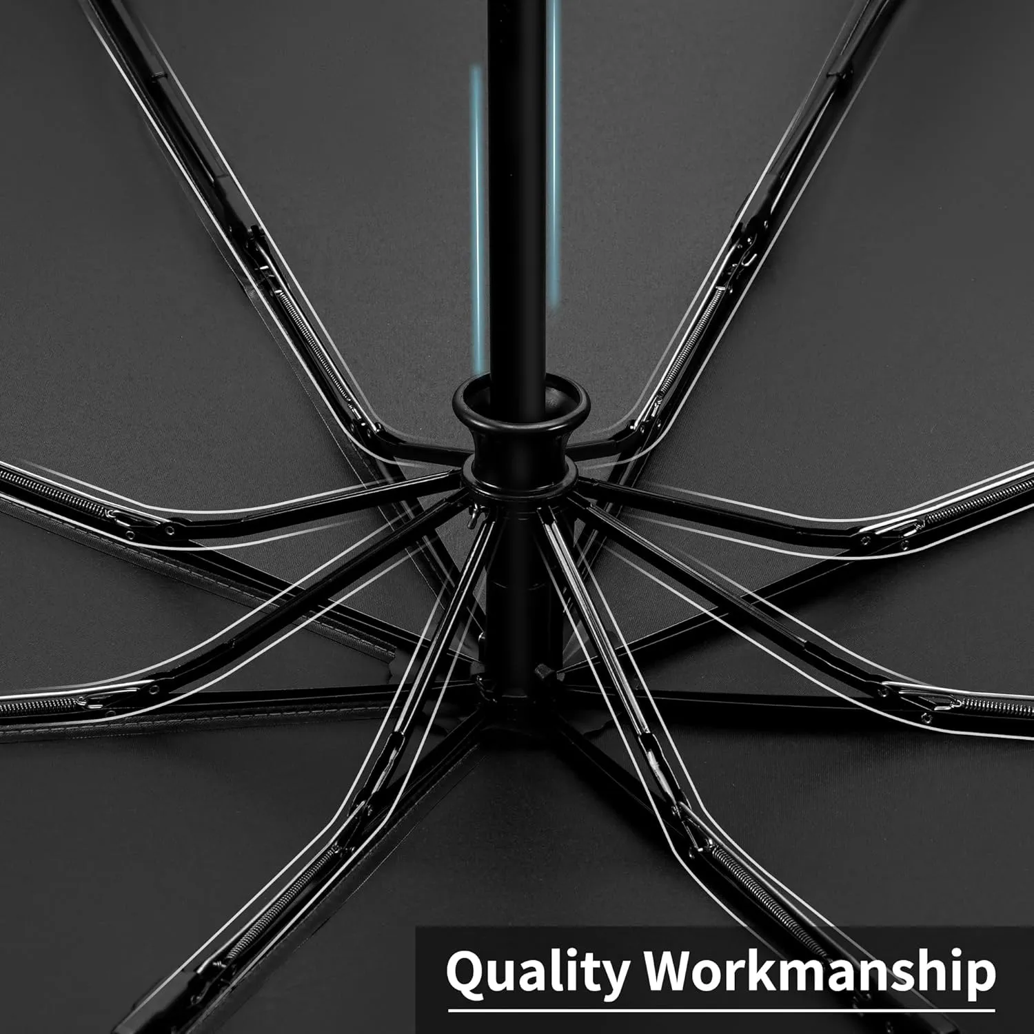 Seniny Windproof Travel Umbrella, Automatic Umbrellas for Rain, Portable & Compact Umbrellas for Backpack, Strong UV for Protection, Folding Small Sun Umbrella for Car, Walking