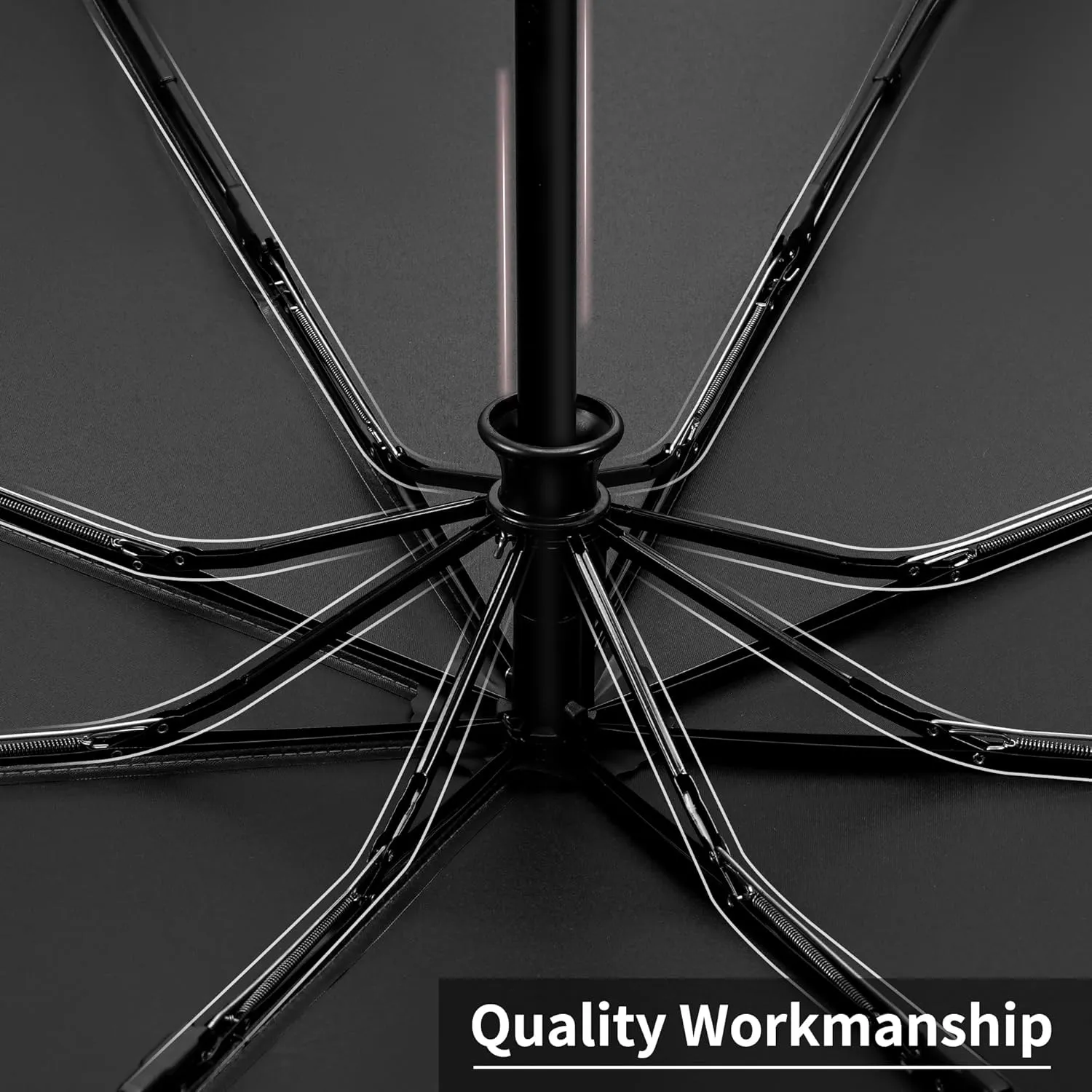 Seniny Windproof Travel Umbrella, Automatic Umbrellas for Rain, Portable & Compact Umbrellas for Backpack, Strong UV for Protection, Folding Small Sun Umbrella for Car, Walking