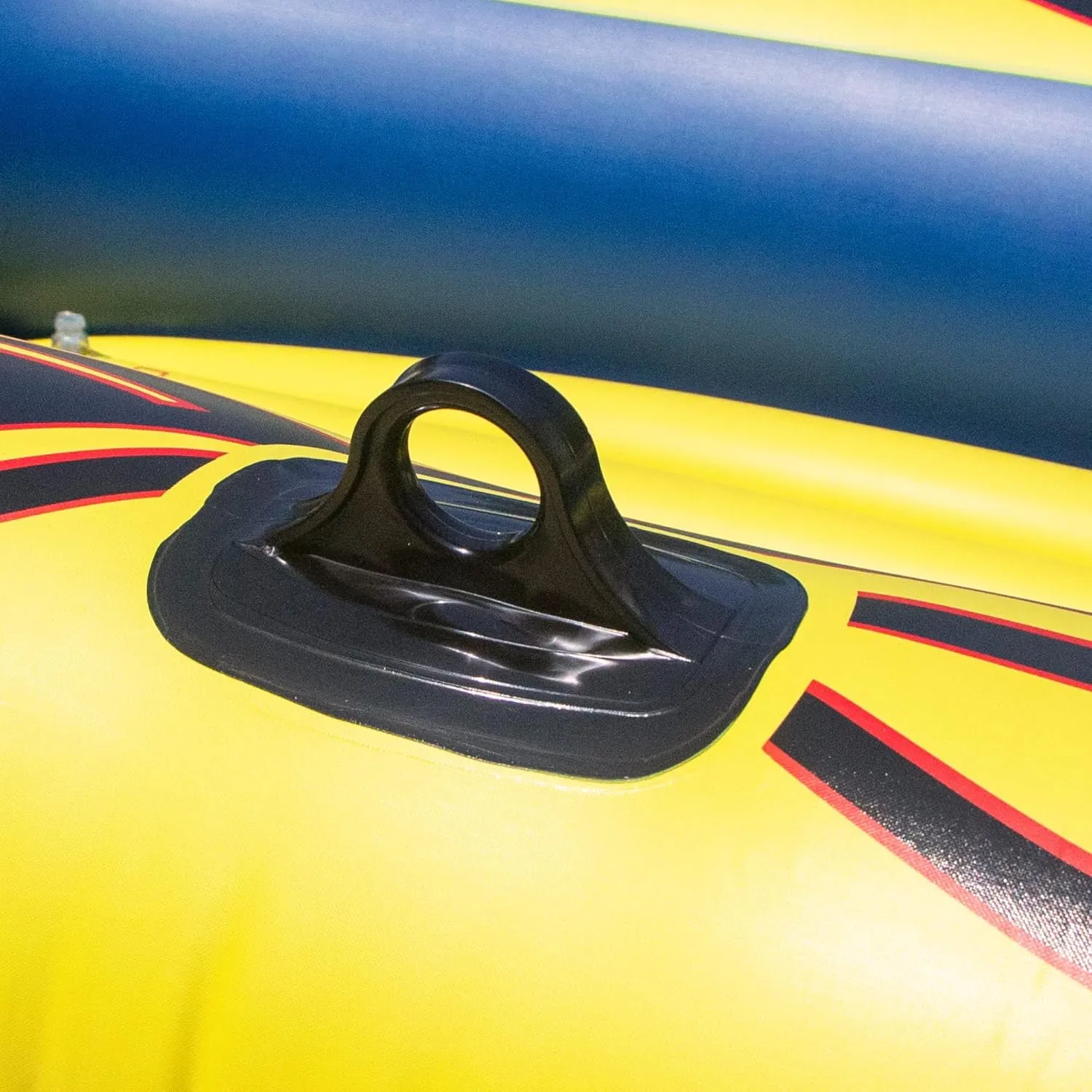 Solstice by Swimline SunSkiff 2-Person Boat, Yellow, Blue, Black, One Size (29250)