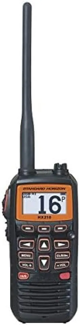 Standard Horizon HX210 HX210 6W Compact Floating Marine Handheld Vhf