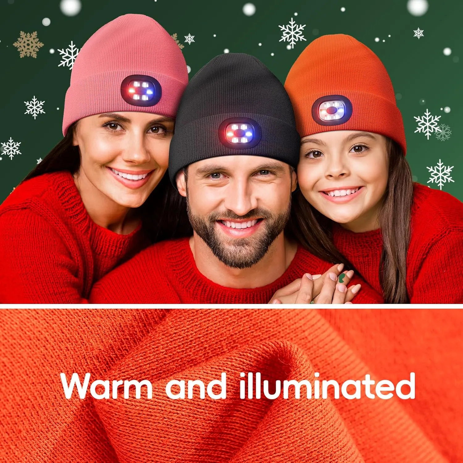Unisex Beanie with The Light, Gifts for Men Women Husband Him