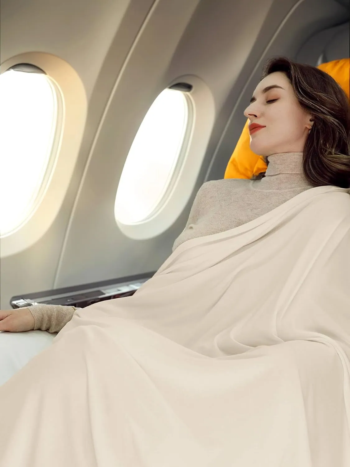 VENVSBEE Shawl Wraps for Women, Travel Scarf Soft Blanket Wrap Pashmina Travel Accessory for Airplane Includes Gift Box
