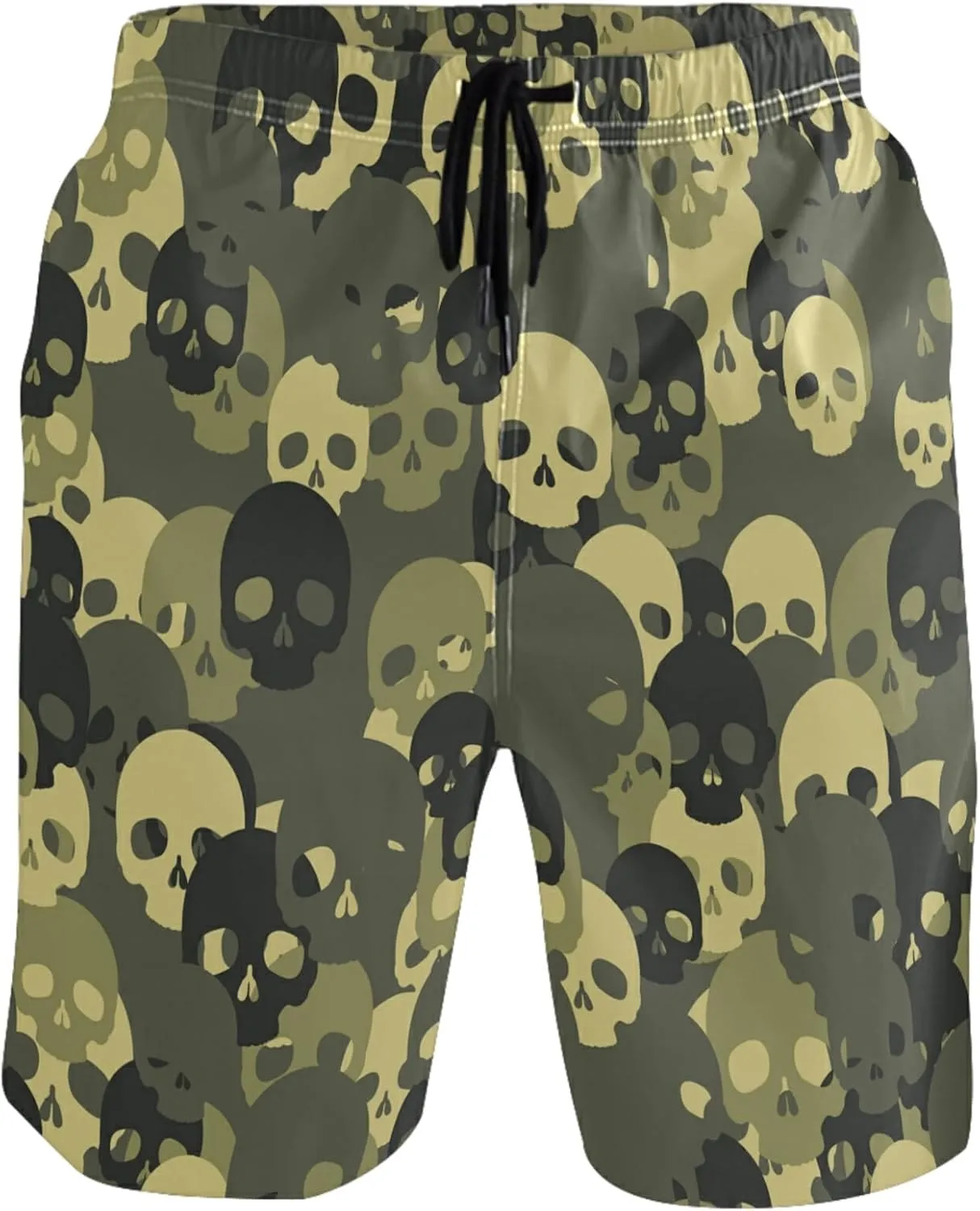 visesunny Stylish Summer Swim Trunks Men's Quick Dry Board Shorts Bathing Suit with Pockets for Men Boyfriends Youth
