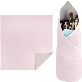 Walking Way Self-Adhesive Magic Cloth Makeup Bag, Portable Protective Cosmetic Pouch, Camera Lens Wrap, Stylish Travel Organizer for Beauty Essentials, Travel, Gifts & Daily Use