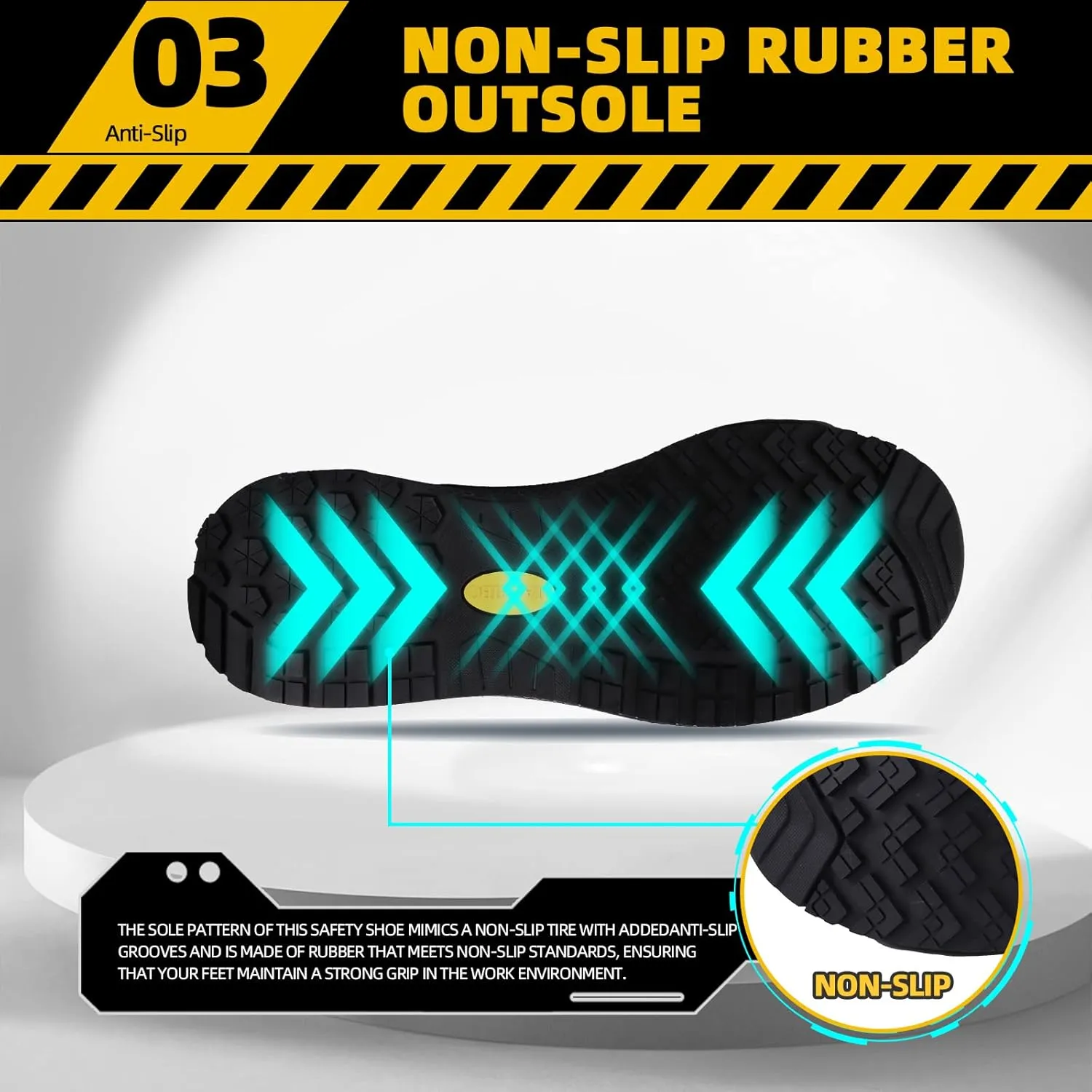 Waterproof Shoes for Men Slip on Non Slip Work Shoes Mens Chef Kitchen Restaurant Shoe Slip Resistant Food Service Rain Shoes Walking Sneakers Lightweight Breathable