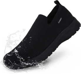 Waterproof Shoes for Men Slip on Non Slip Work Shoes Mens Chef Kitchen Restaurant Shoe Slip Resistant Food Service Rain Shoes Walking Sneakers Lightweight Breathable