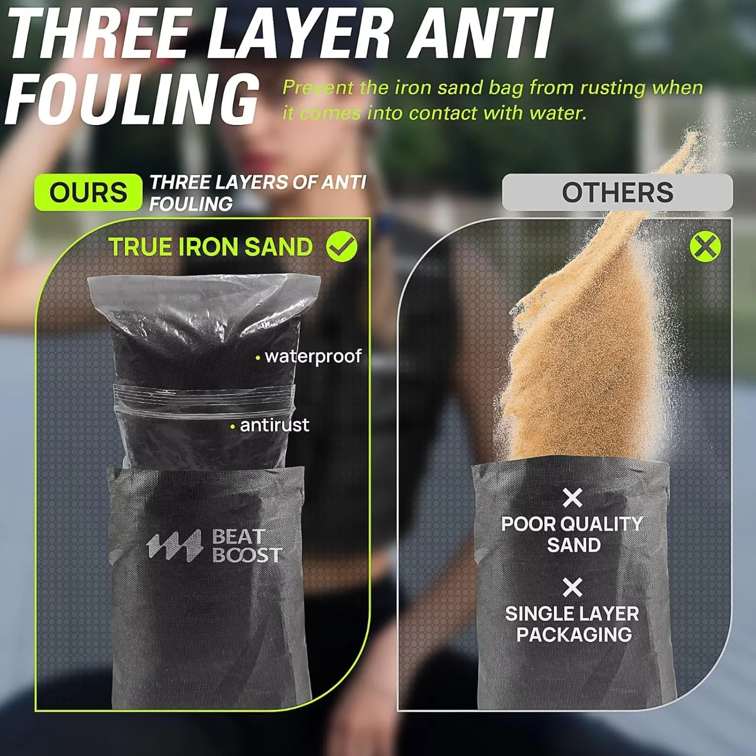 Weighted Vest for Men Women 22lb/26lb/34lb/44lb/46lb Adjustable Weights with Ironsand for Walking Strength Training Running Workout