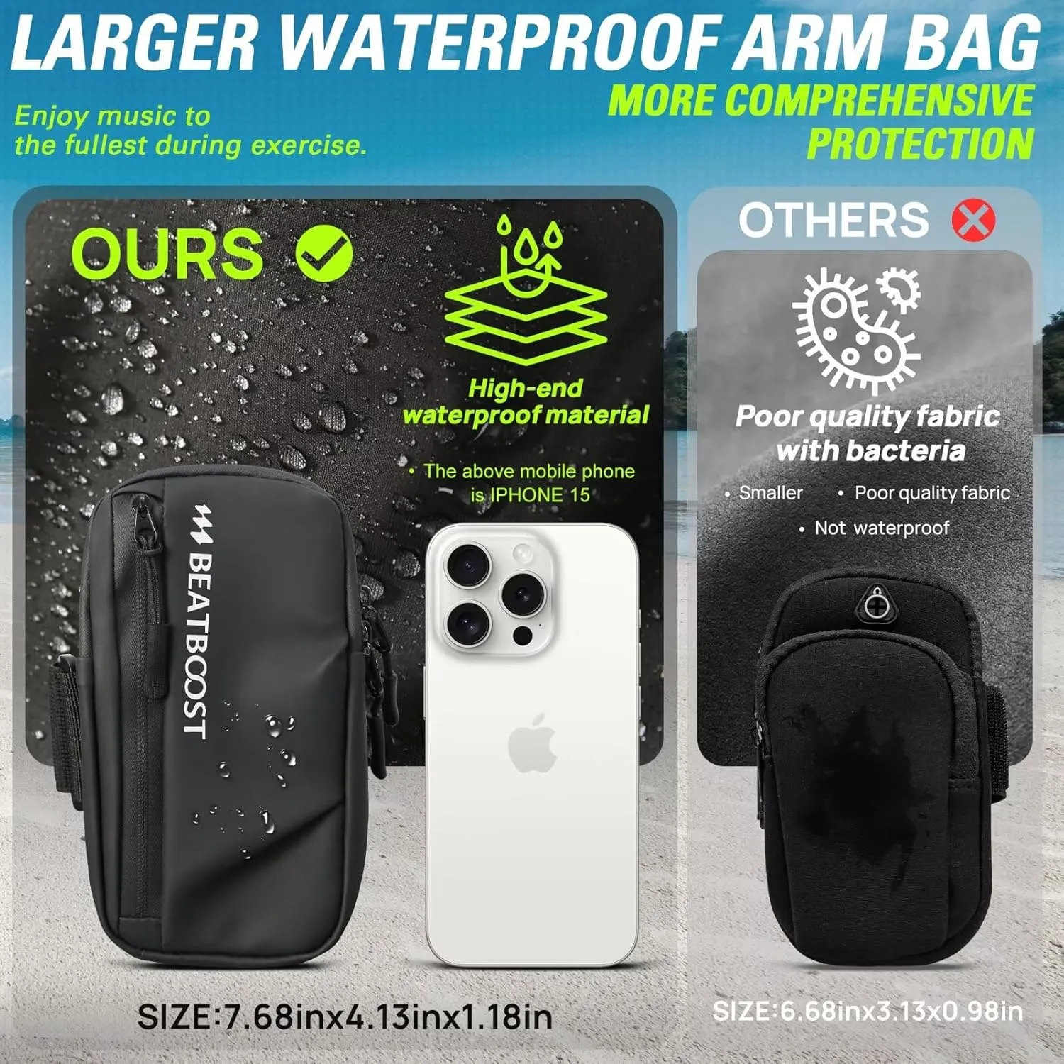 Weighted Vest for Women Men BeatBoost 10lb/15lb/20lb/25lb/30lb/35lb/40lb Weight Vest with Ironsand for Strength Training Running Walking Workout