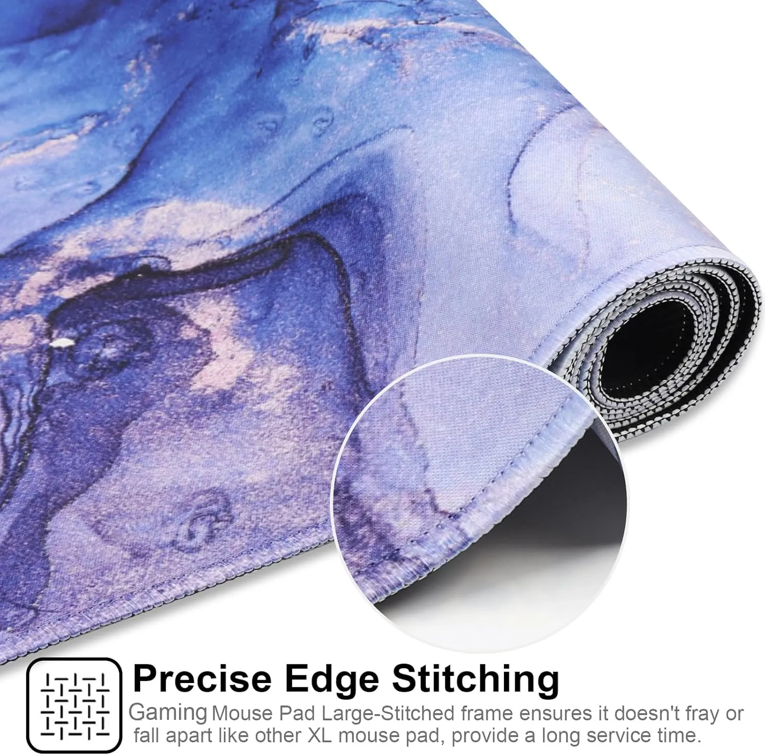 XXL Gaming Mouse Pad 35.4x15.7 Professional Large Mouse Pad & Computer Game Mouse Mat-90x40 Bluesand