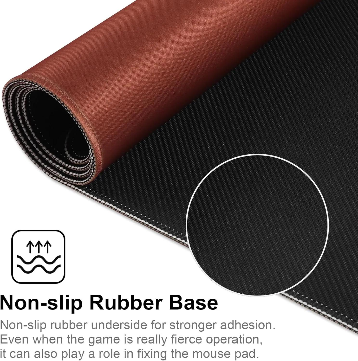 XXL Gaming Mouse Pad 35.4x15.7 Professional Large Mouse Pad & Computer Game Mouse Mat-90x40 Brown