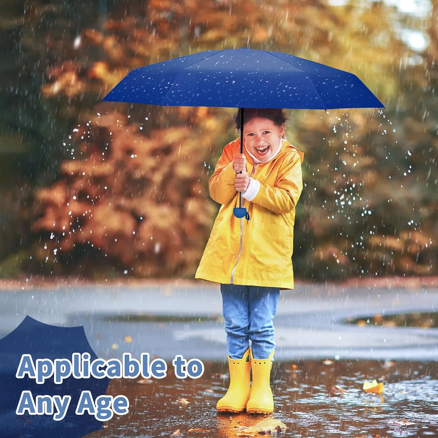 Yoobure Travel Umbrella Portable Compact Umbrellas, Pocket Mini for Purse, Umbrellas for UV Sun & Rain Small for Backpack, Umbrella with Case Folding for Kids Women